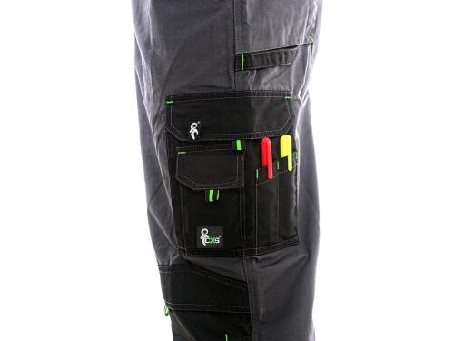 Kalhoty do pasu CXS SIRIUS NIKOLAS, zimní, pánské, šedo-zelené, vel.52-54